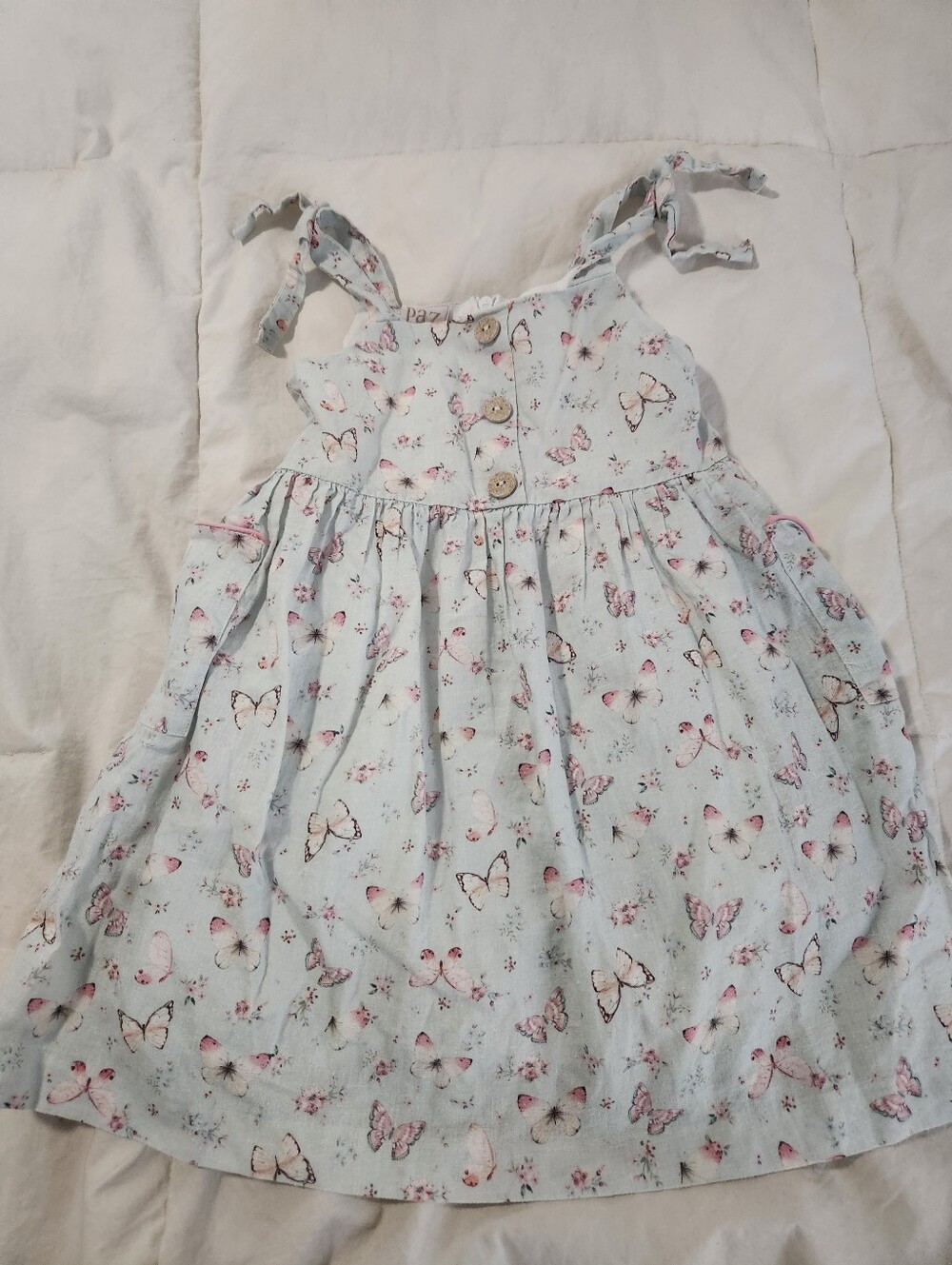 paz rodriguez Dress Size 48 Mos Size 4 Girl Butterfly Print